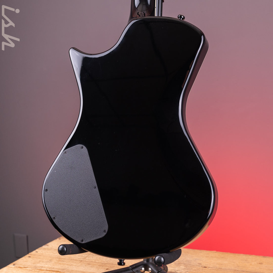 2013 Ernie Ball Music Man Armada Flame Black Trans