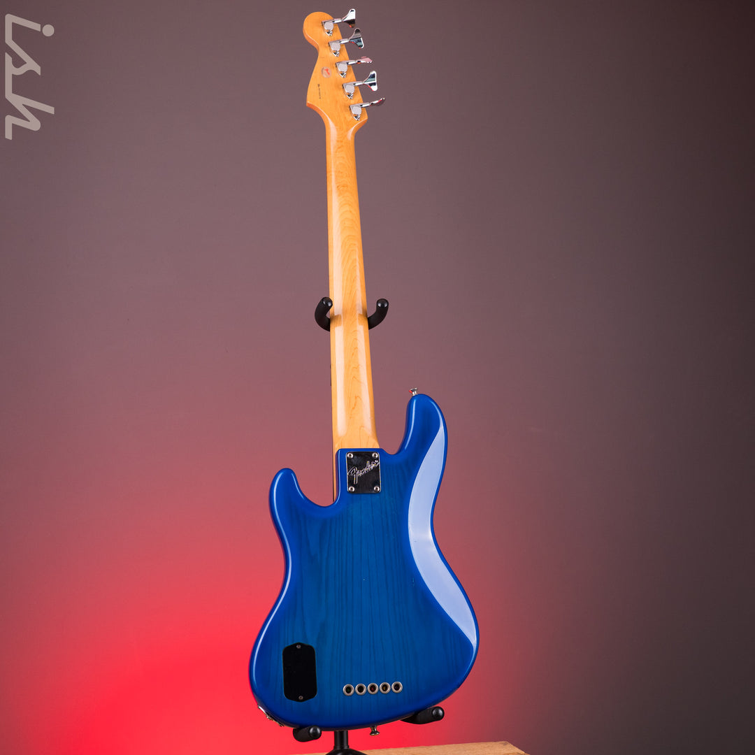1996 Fender 50th Anniversary USA Jazz Bass Deluxe Active Blue Burst w/ EMG Pickups &amp; Preamp