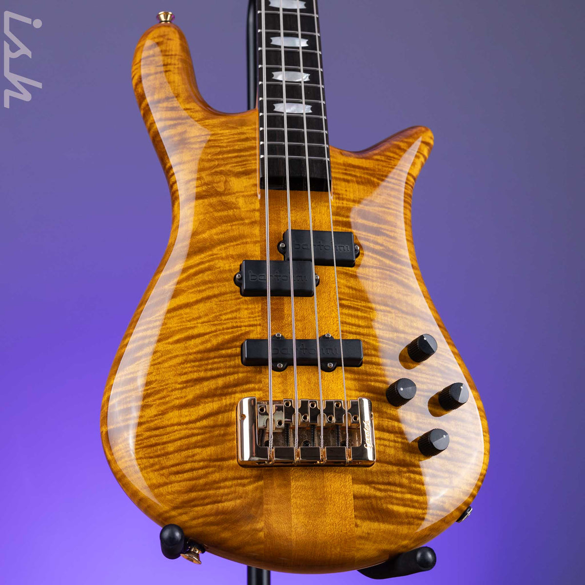2022 Spector Euro 4 LT Tiger Eye – Ish Guitars