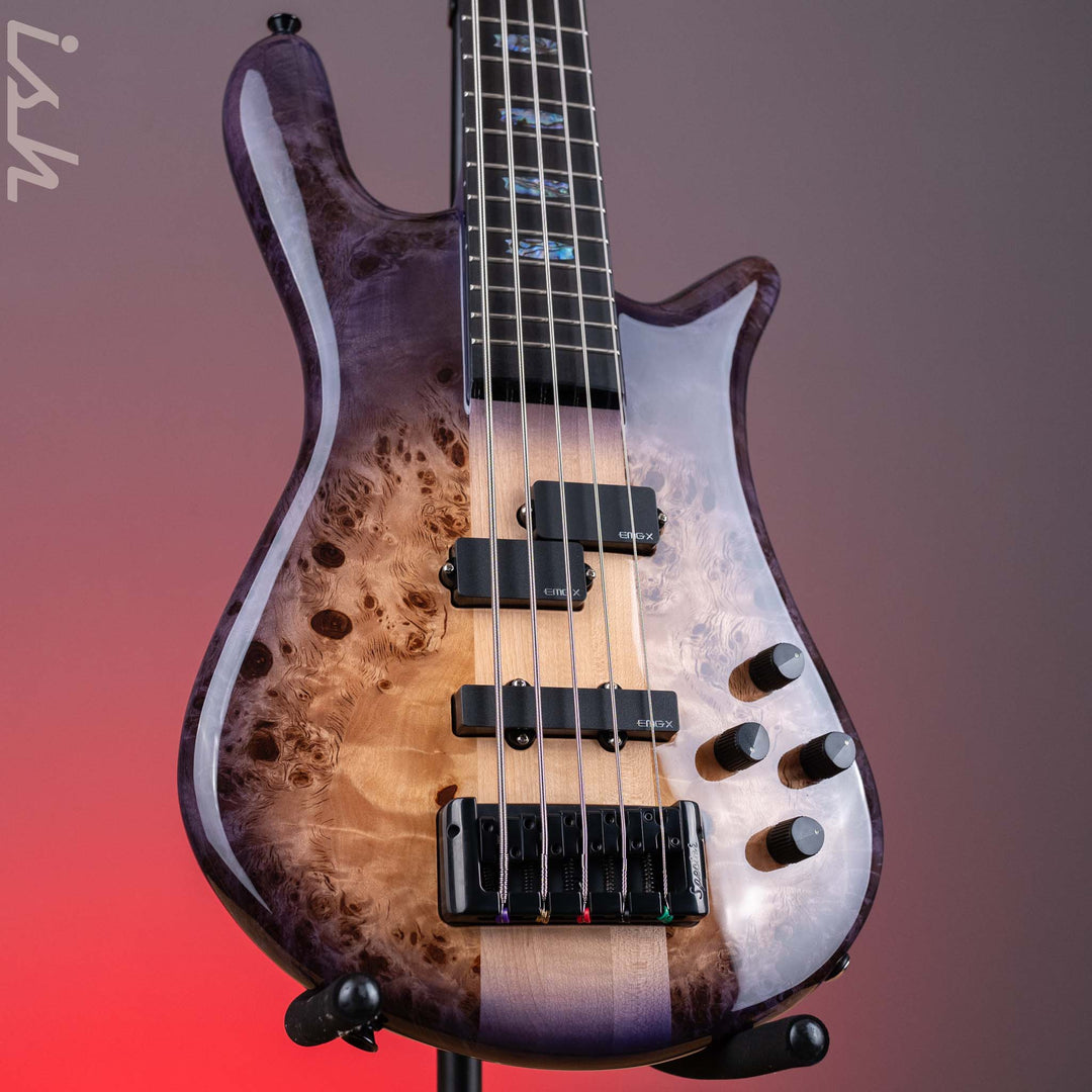Spector Euro 5 Custom Bass Natural Violet Burst Gloss