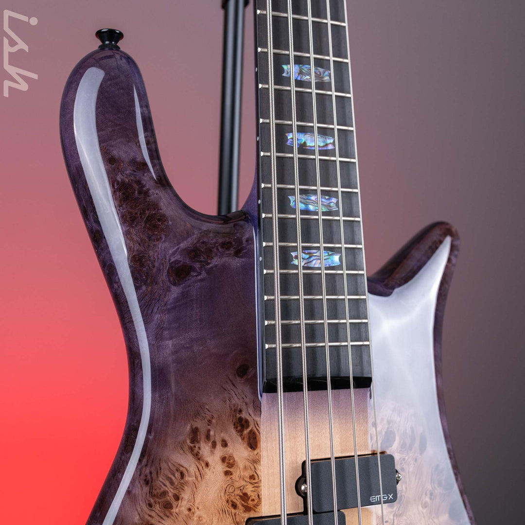 Spector Euro 5 Custom Bass Natural Violet Burst Gloss