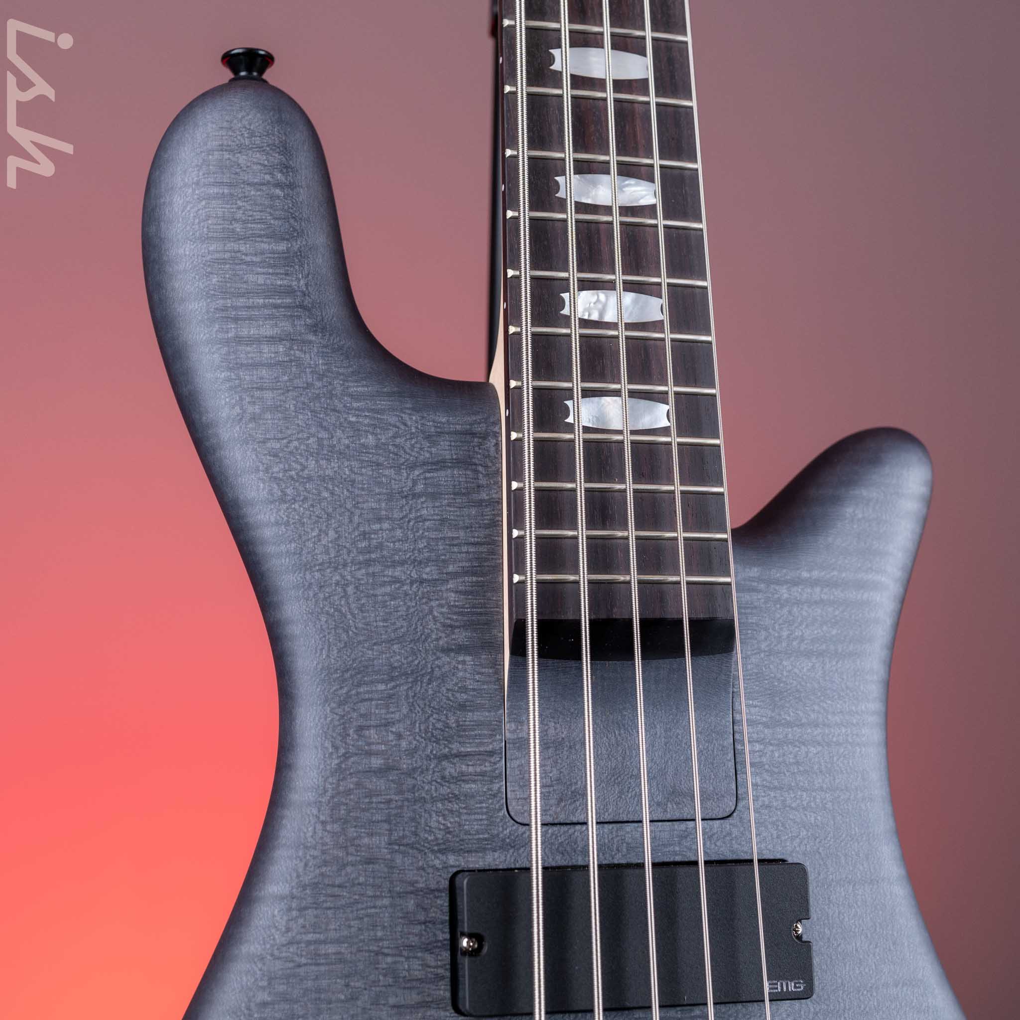Spector Euro 5 LX Bolt-On Bass Transparent Black Matte Demo – Ish