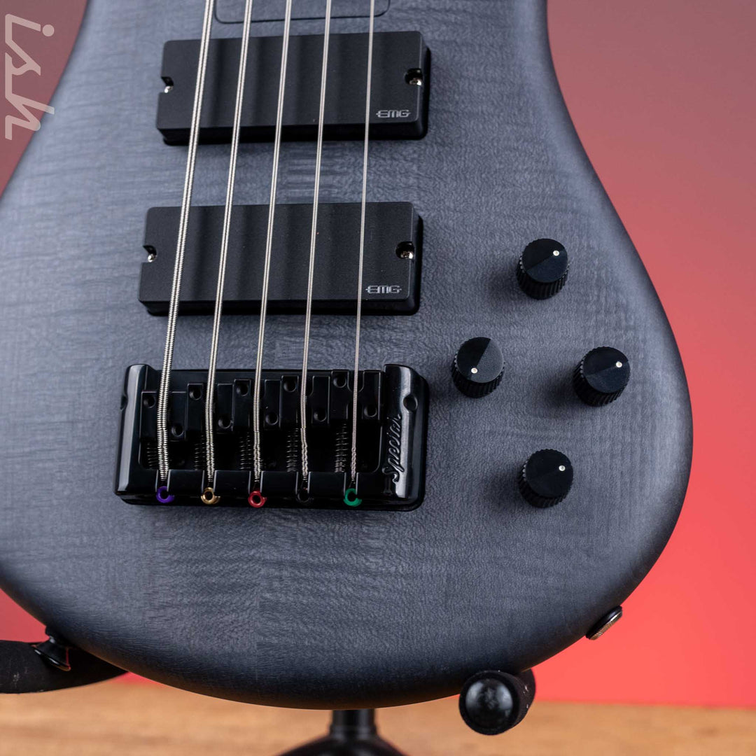 Spector Euro 5 LX Bolt-On Bass Transparent Black Matte Demo