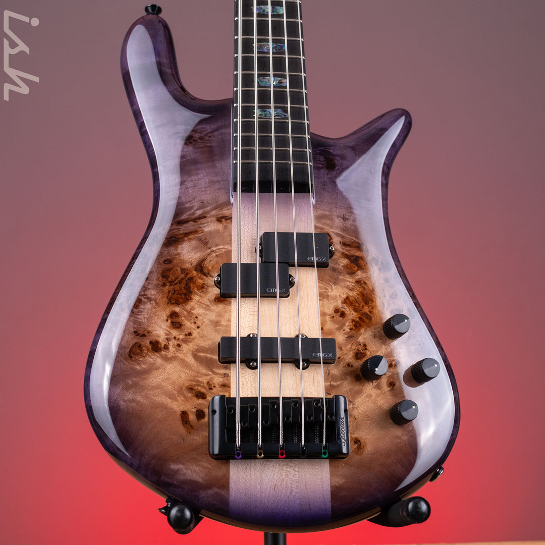 Spector Euro 5 Custom Natural Violet Burst Gloss