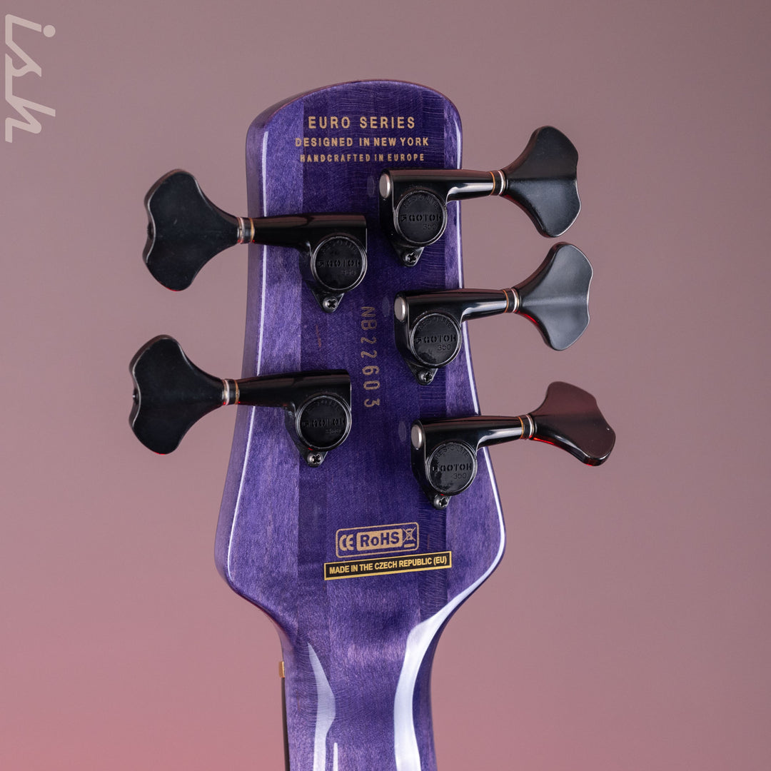 Spector Euro 5 Custom Natural Violet Burst Gloss
