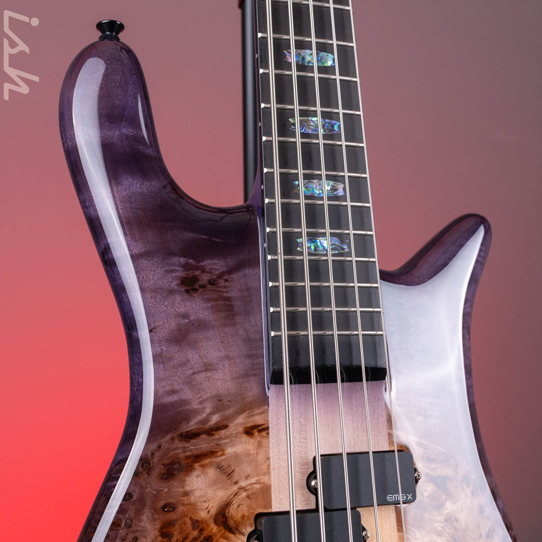 Spector Euro 5 Custom Natural Violet Burst Gloss
