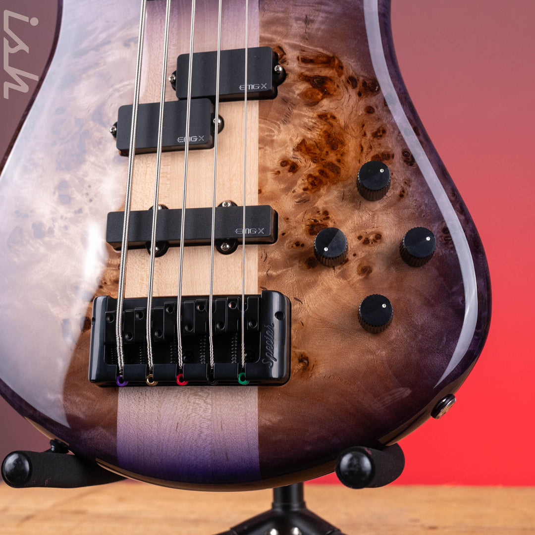 Spector Euro 5 Custom Natural Violet Burst Gloss