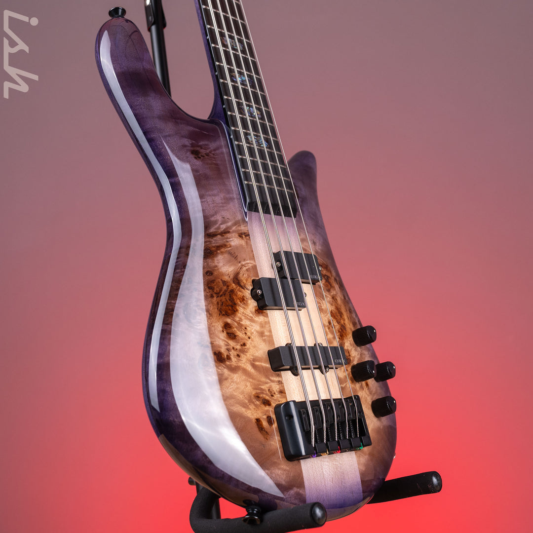 Spector Euro 5 Custom Natural Violet Burst Gloss