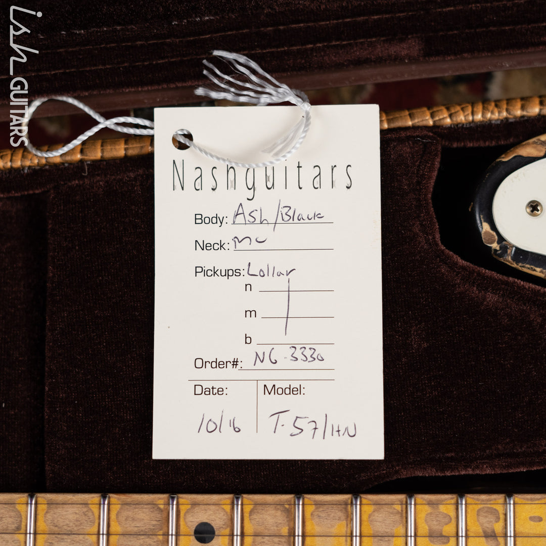 2016 Nash Guitars T-57 Black Relic