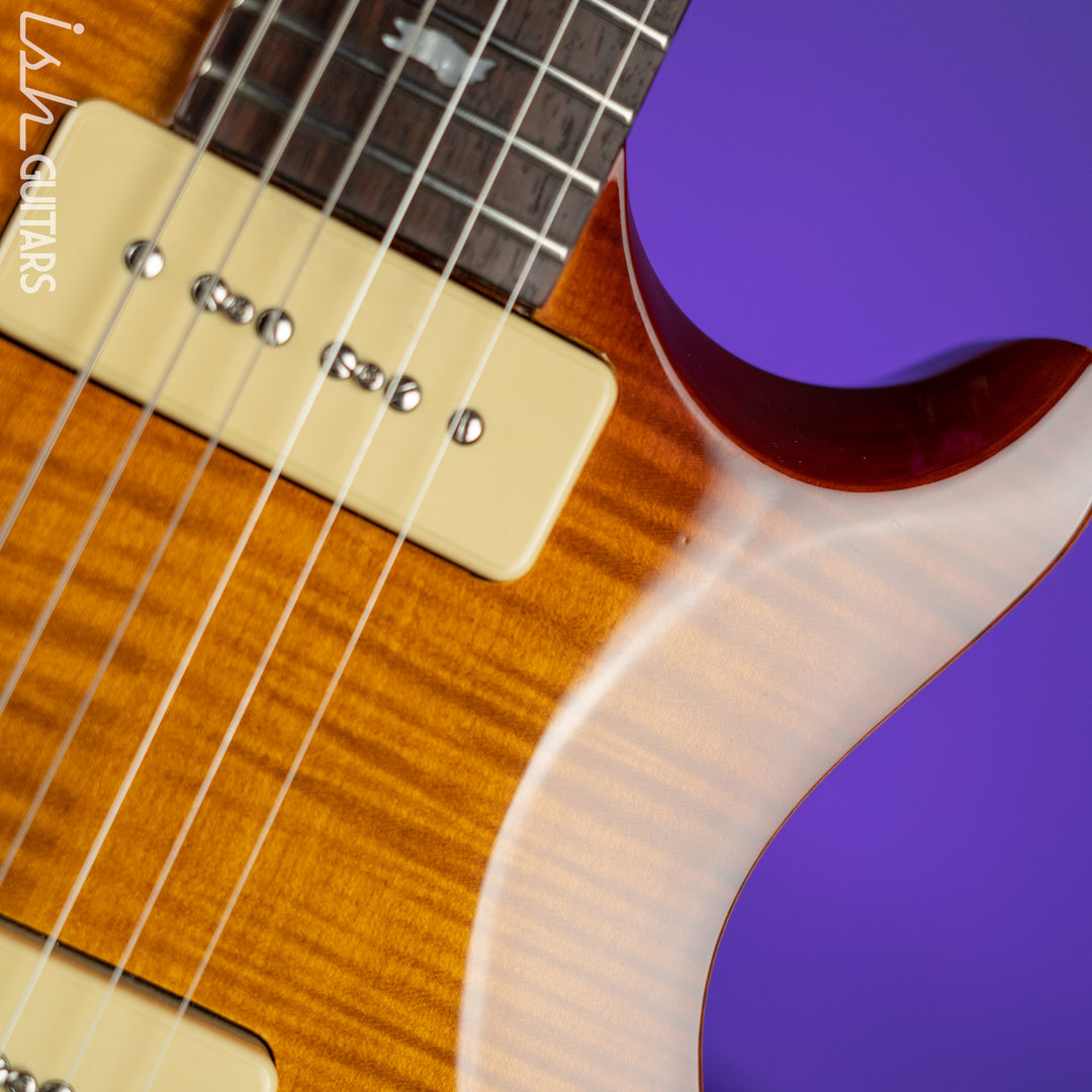 2015 PRS SE 245 Singlecut Soapbar Tobacco Sunburst
