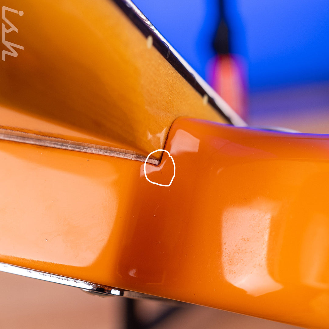 2004 Fender MIJ  Capri Orange Precision Bass