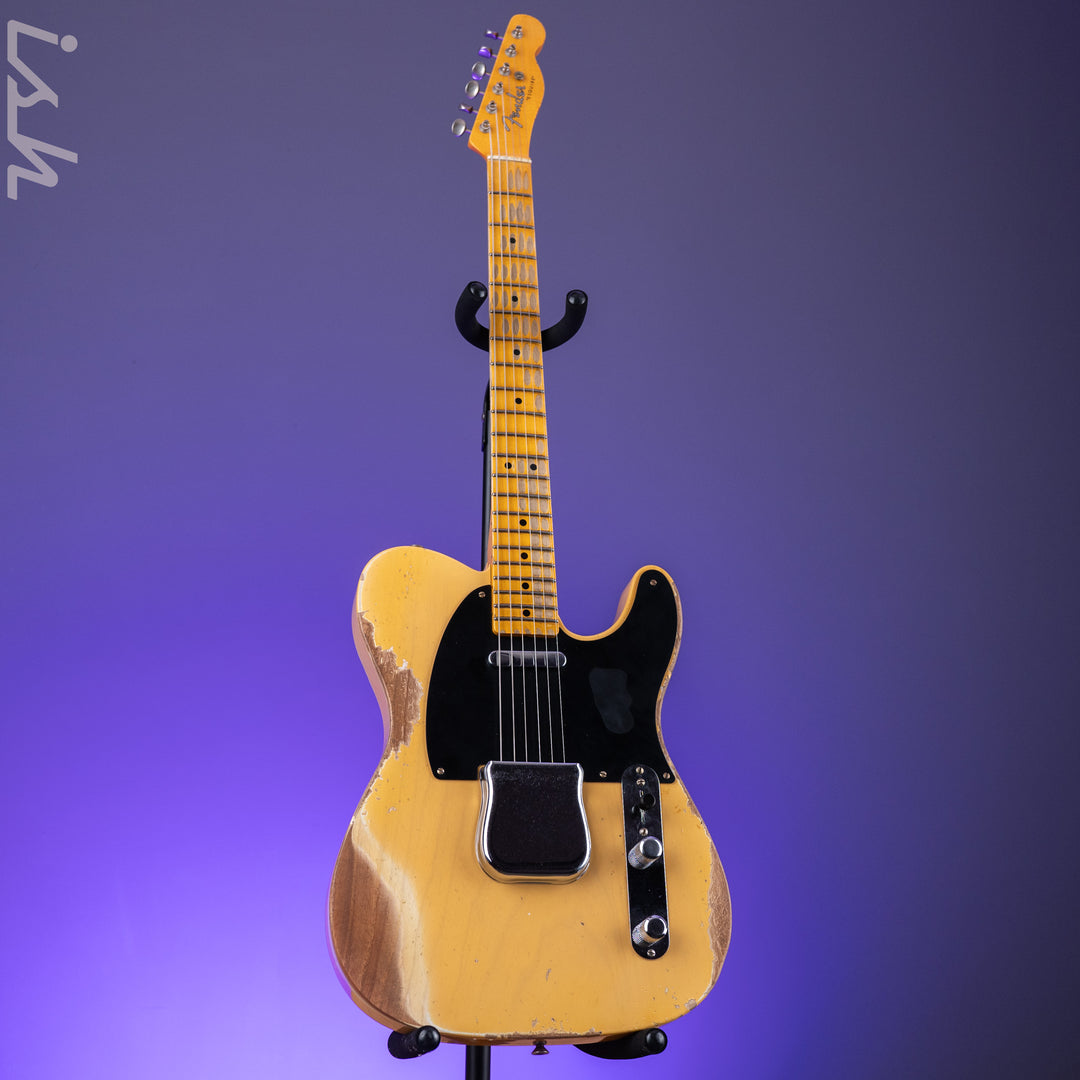 2023 Fender Custom Shop 1950 Double Esquire Heavy Relic Nocaster Blonde
