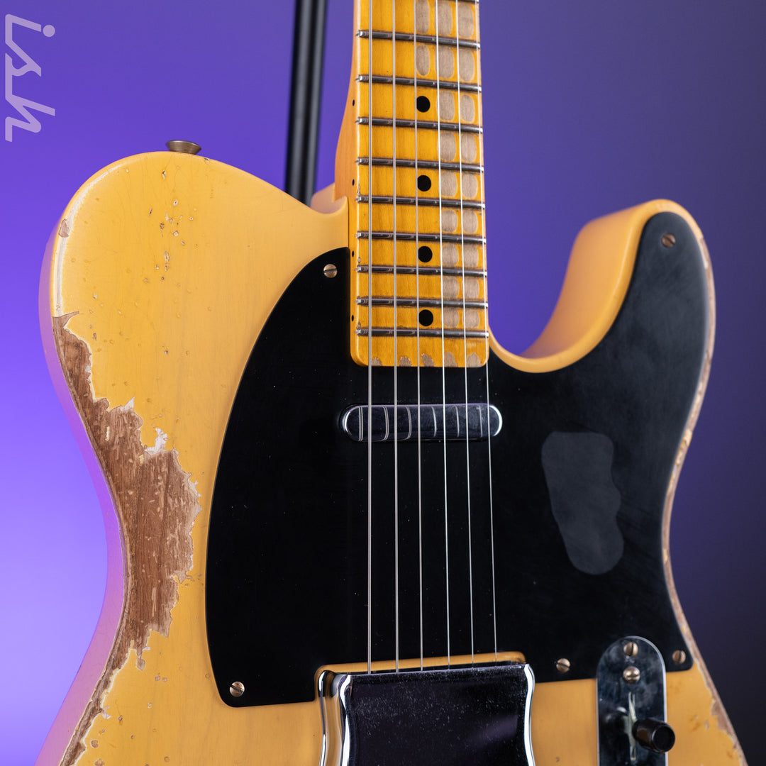 2023 Fender Custom Shop 1950 Double Esquire Heavy Relic Nocaster Blonde