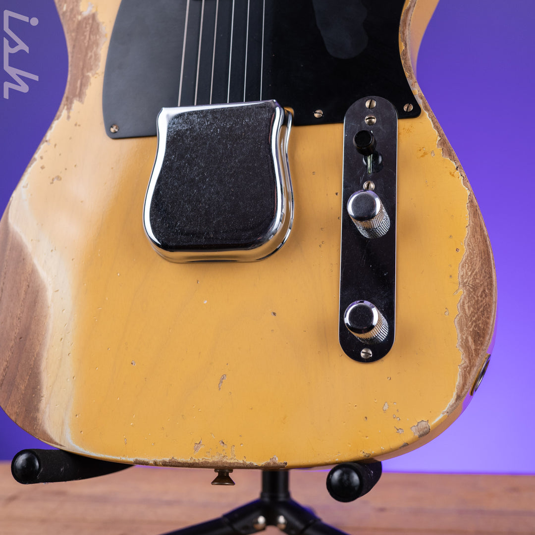 2023 Fender Custom Shop 1950 Double Esquire Heavy Relic Nocaster Blonde