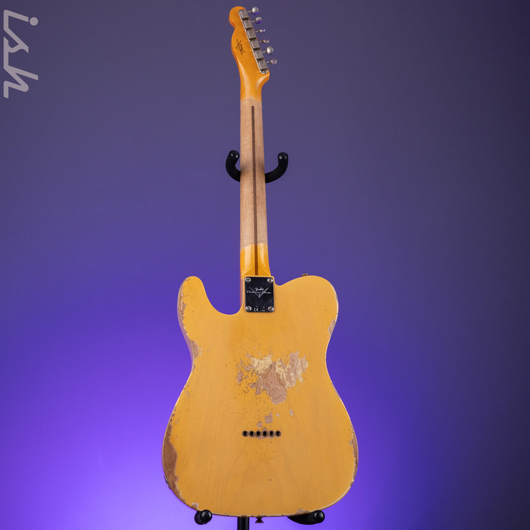 2023 Fender Custom Shop 1950 Double Esquire Heavy Relic Nocaster Blonde