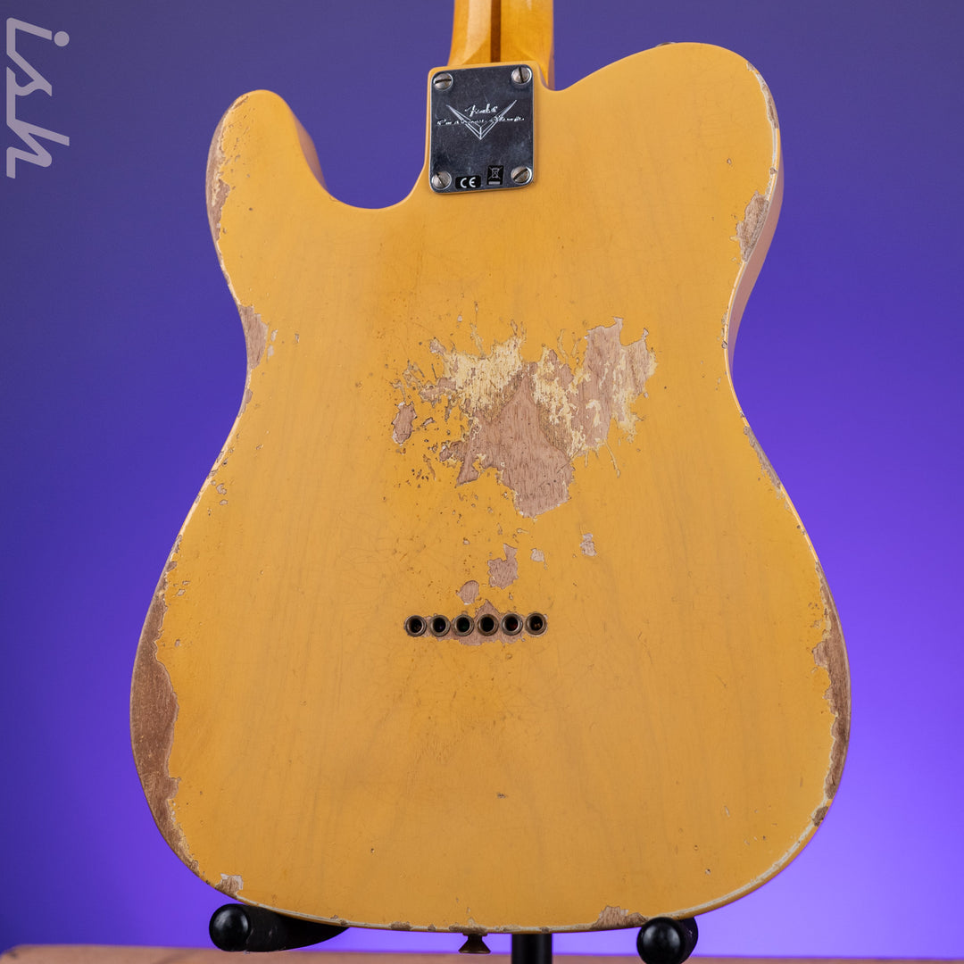 2023 Fender Custom Shop 1950 Double Esquire Heavy Relic Nocaster Blonde