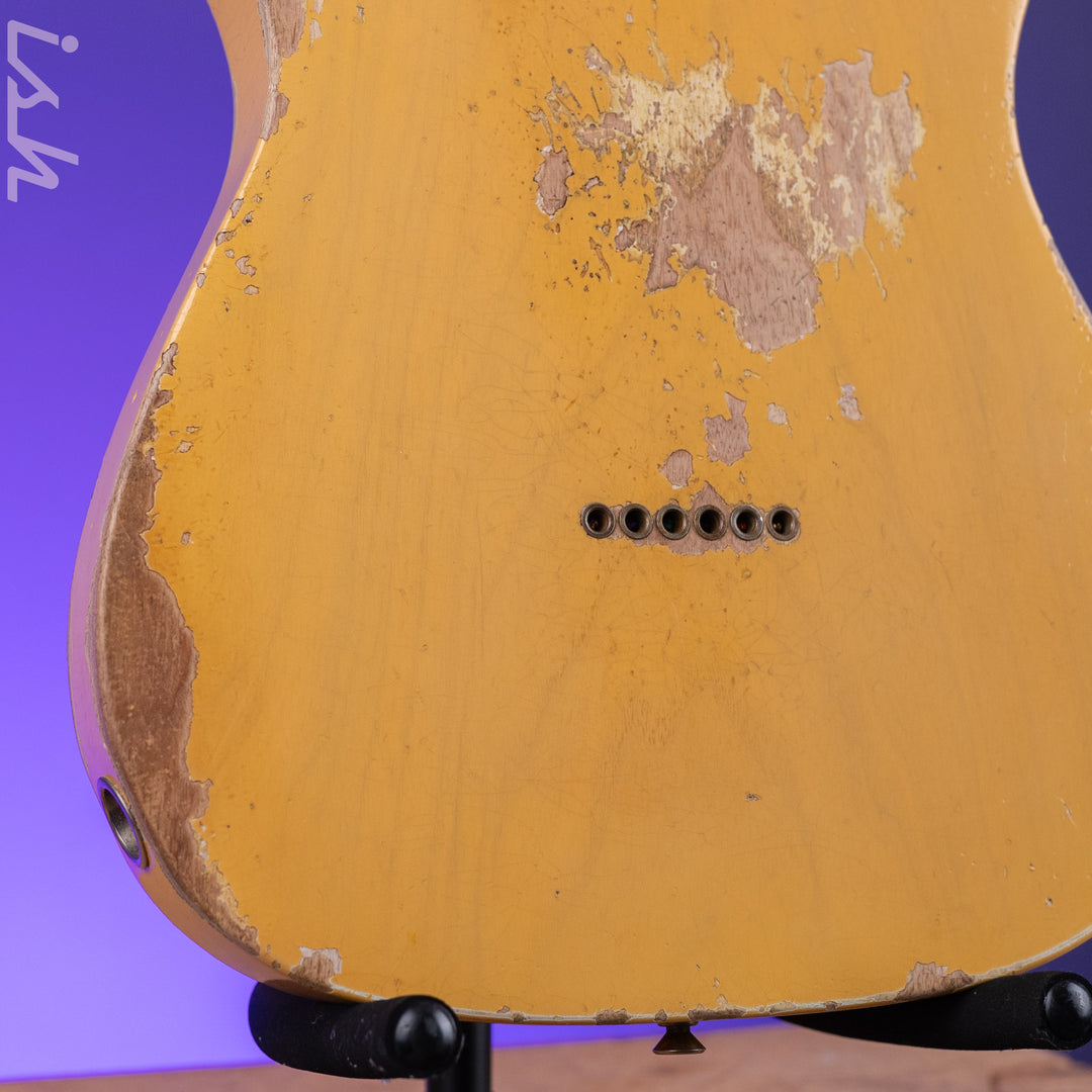 2023 Fender Custom Shop 1950 Double Esquire Heavy Relic Nocaster Blonde