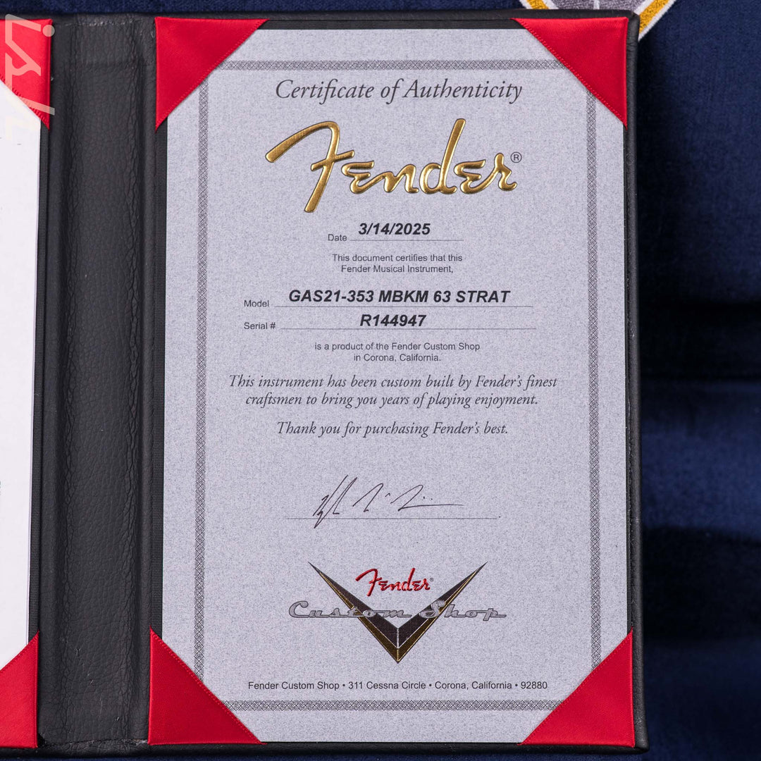 Fender Custom Shop Masterbuilt Kyle McMillin &