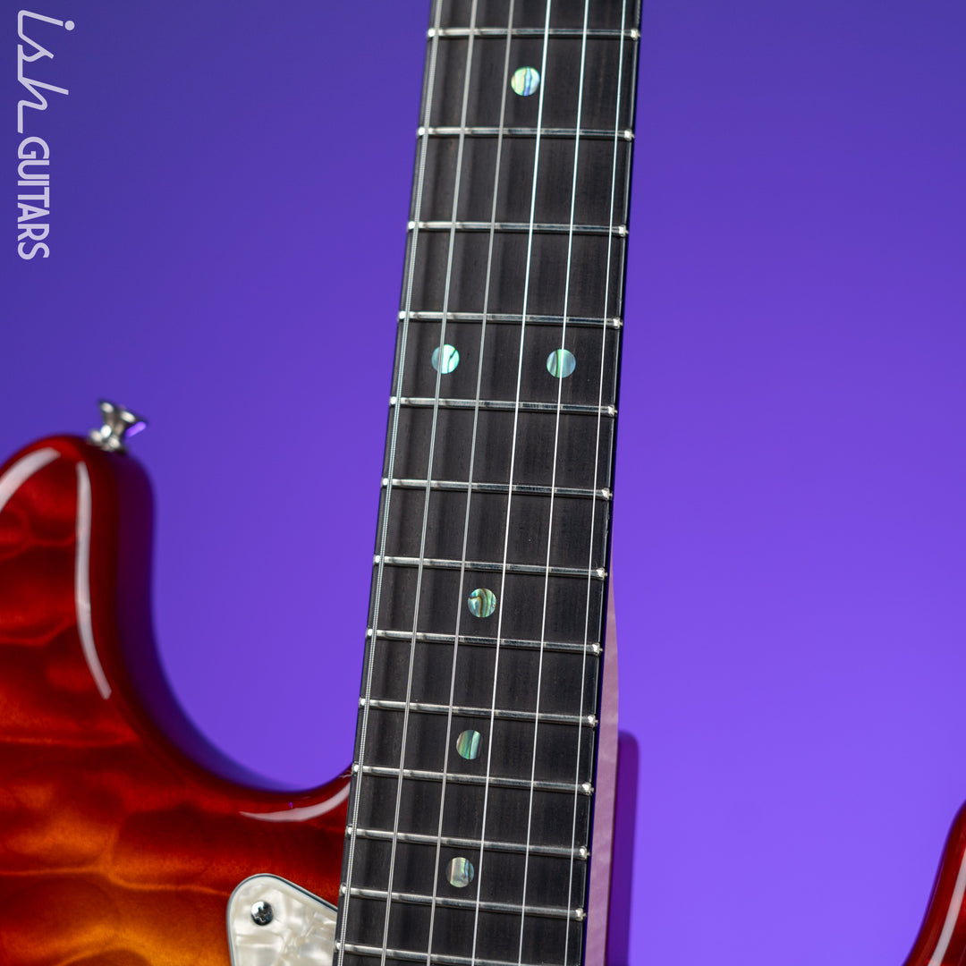 2004 Fender Custom Shop 1962 Stratocaster NOS AAA Quilt Aged Cherry Sunburst
