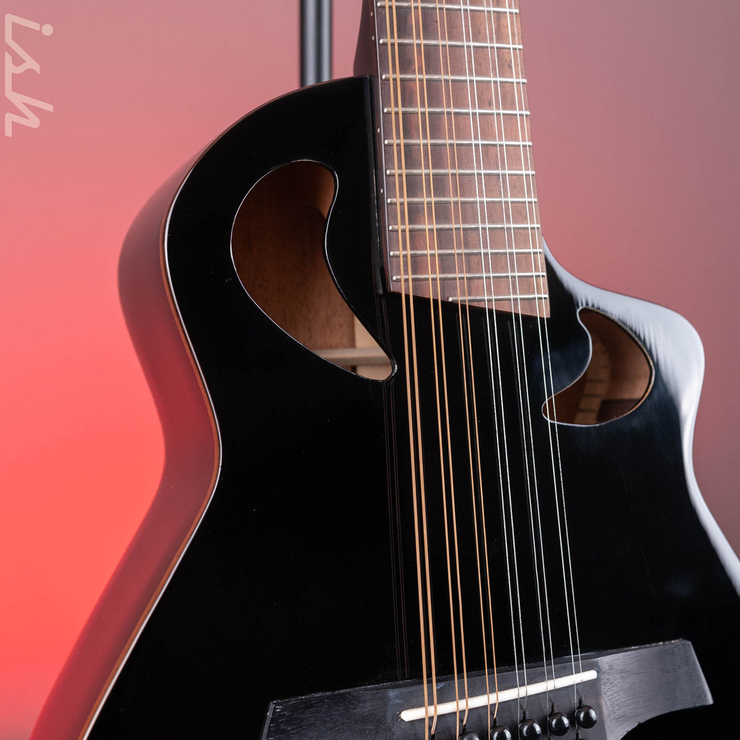 Veillette Avante Gryphon 12-String Acoustic Guitar Black B-Stock
