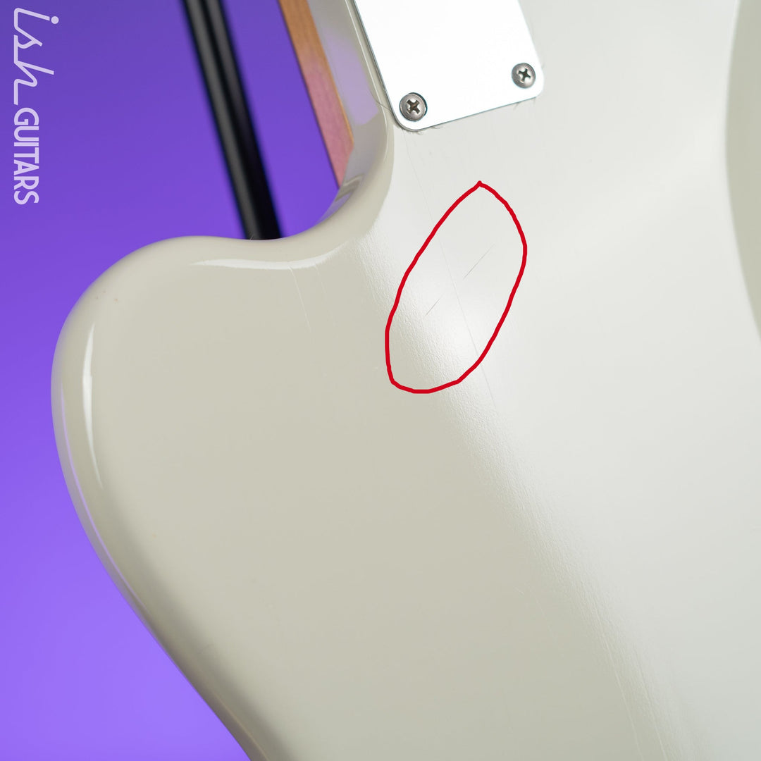 2006 Fender Bass VI Olympic White Masterbuilt Mark Kendrick