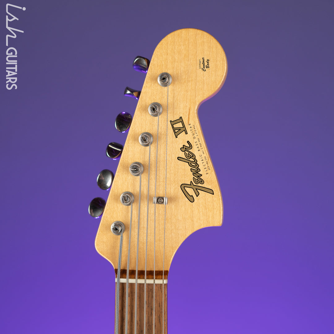 2006 Fender Bass VI Olympic White Masterbuilt Mark Kendrick