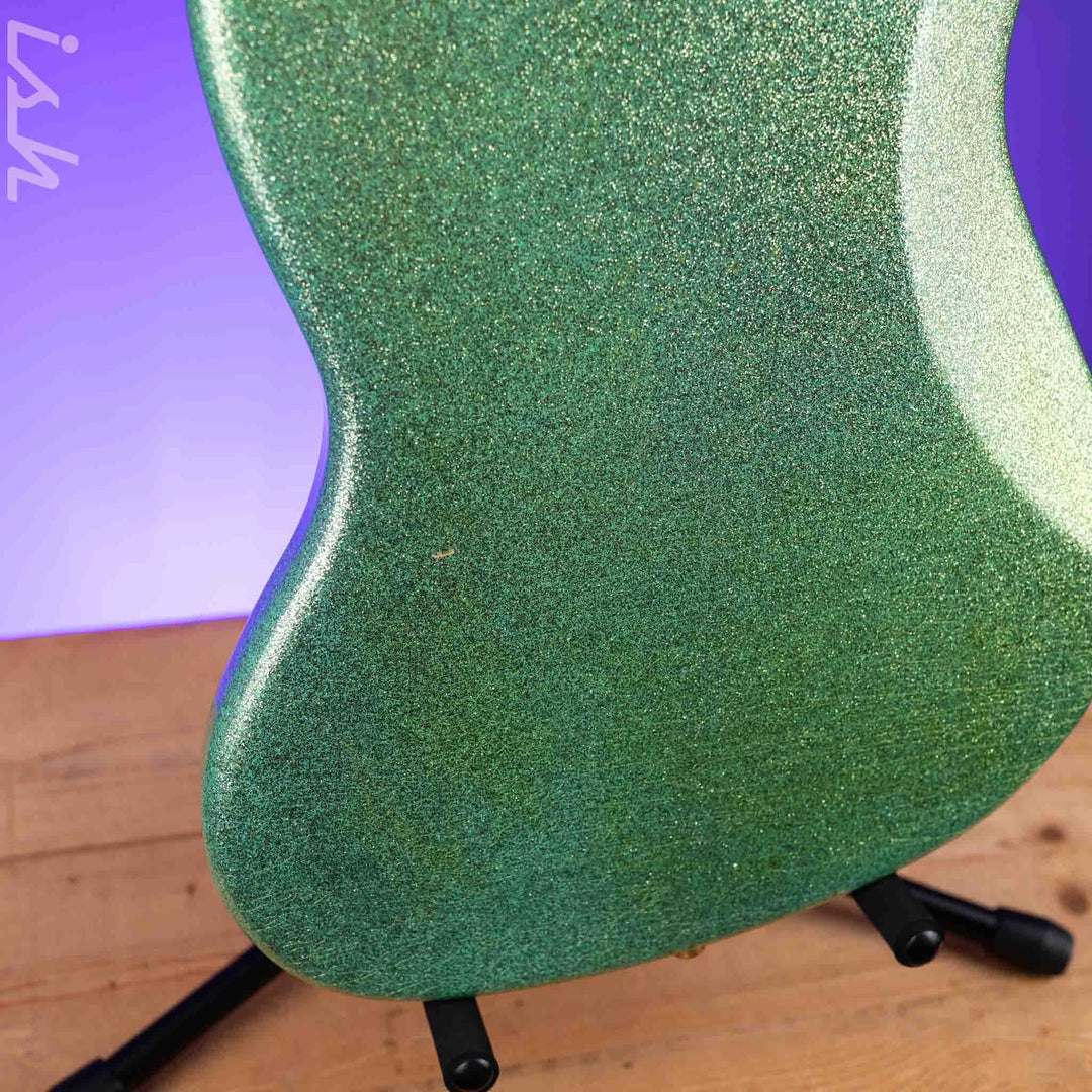 2010 Fender Custom Shop 1960 Jazz Bass Relic Seafoam Green Sparkle Gold Hardware