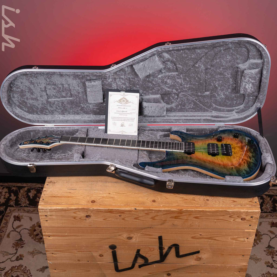 2018 Mayones Regius 6 Core Classic Dirty Rainbow Burst