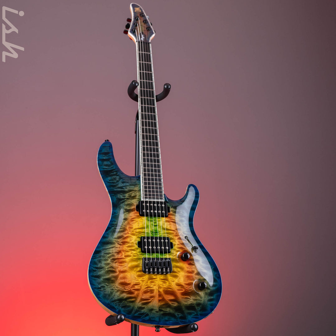 2018 Mayones Regius 6 Core Classic Dirty Rainbow Burst