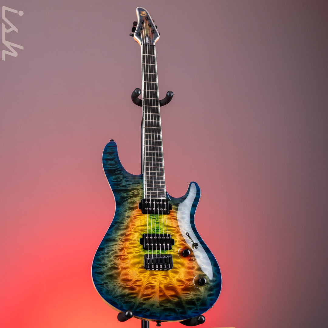 2018 Mayones Regius 6 Core Classic Dirty Rainbow Burst