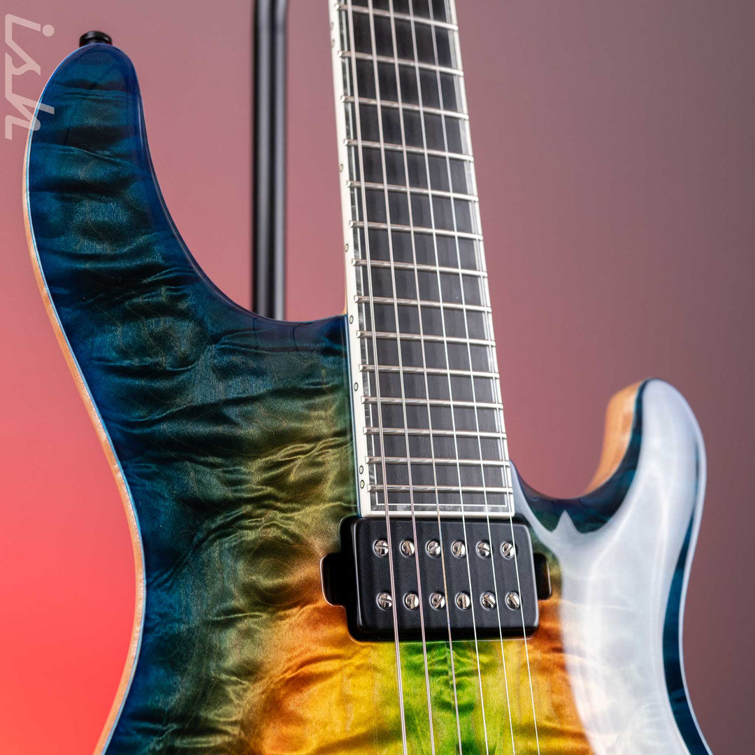 2018 Mayones Regius 6 Core Classic Dirty Rainbow Burst