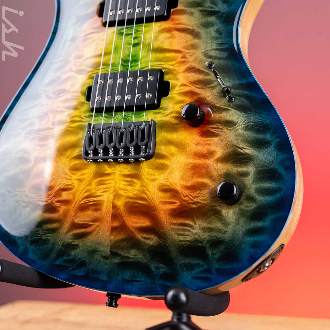 2018 Mayones Regius 6 Core Classic Dirty Rainbow Burst