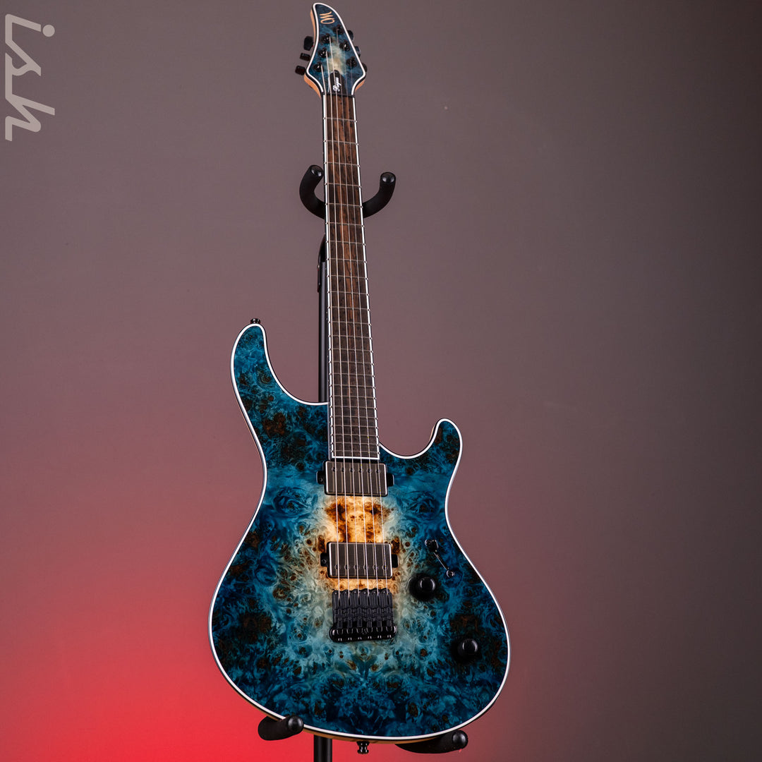 Mayones Regius 6 NAMM 2026 Eye Poplar Turquoise Burst Out