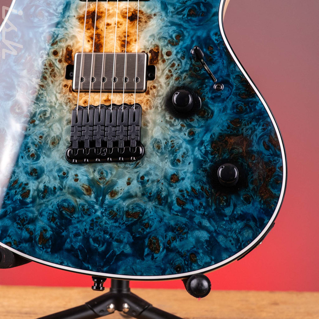 Mayones Regius 6 NAMM 2026 Eye Poplar Turquoise Burst Out