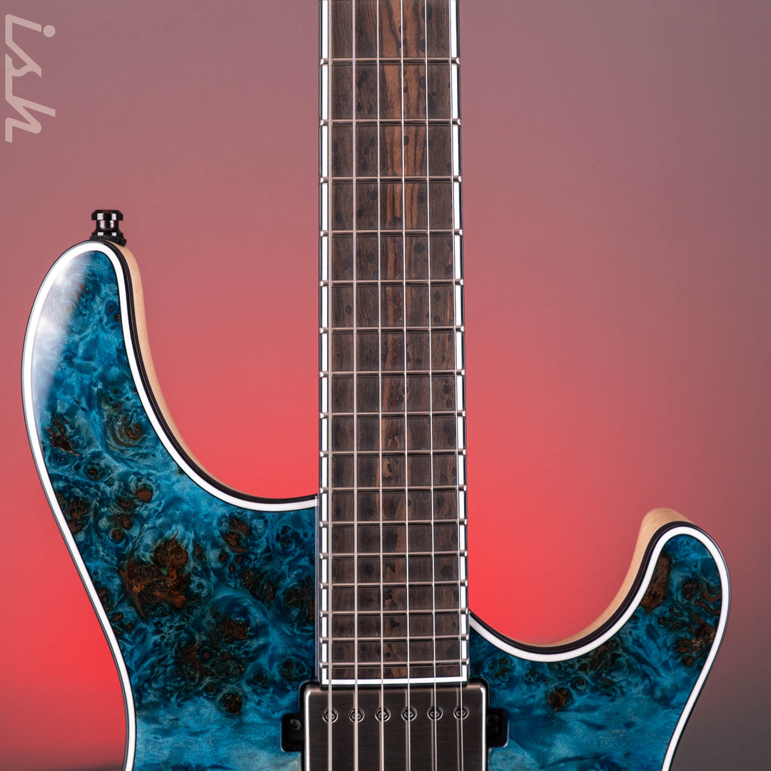 Mayones Regius 6 NAMM 2026 Eye Poplar Turquoise Burst Out