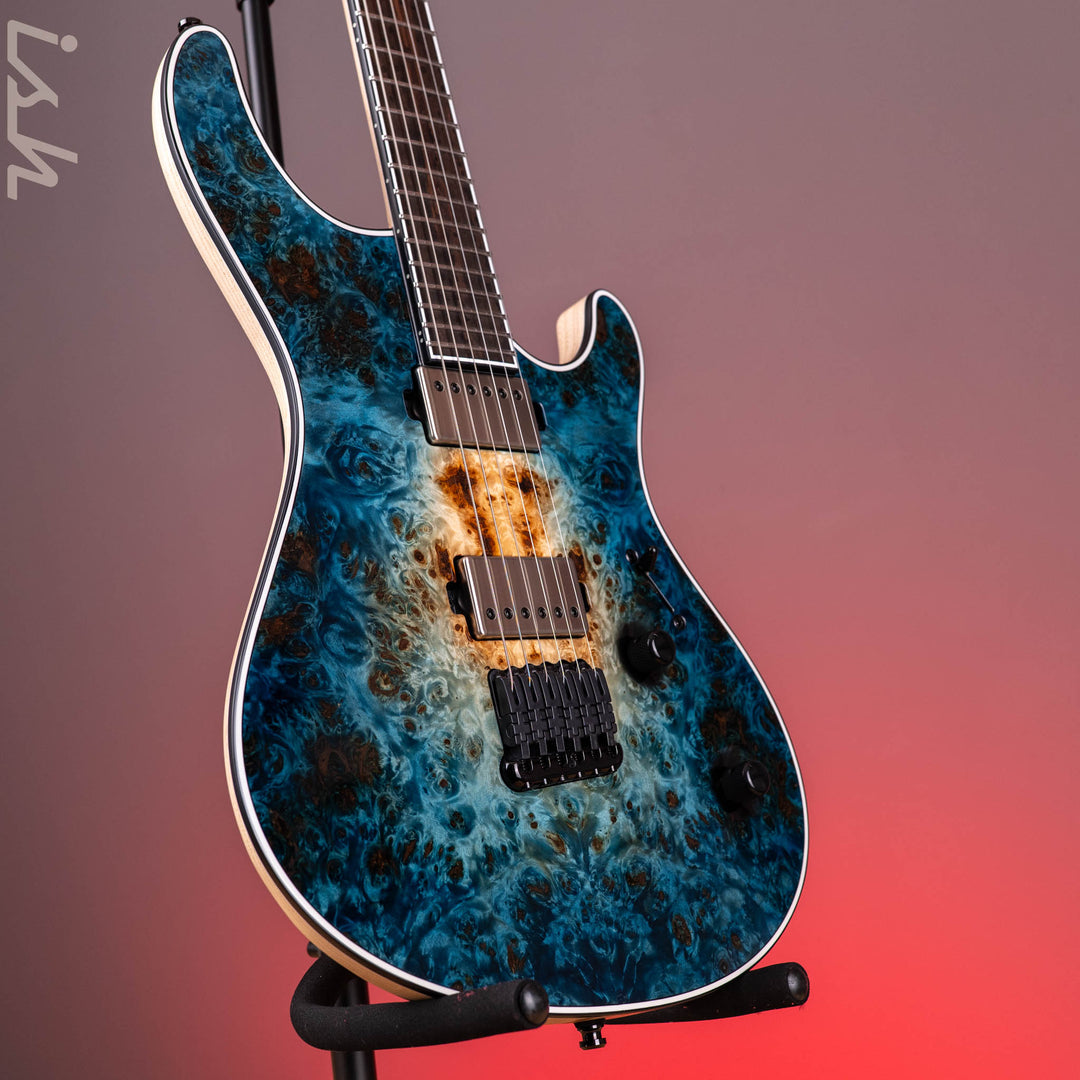 Mayones Regius 6 NAMM 2026 Eye Poplar Turquoise Burst Out