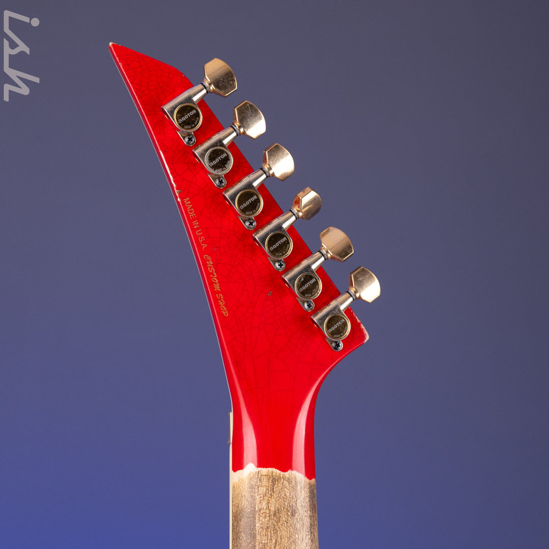 Jackson Custom Shop USA Randy Rhoads Ferrari Red Black Pinstripes Relic