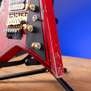 Jackson Custom Shop USA Randy Rhoads Ferrari Red Black Pinstripes Relic