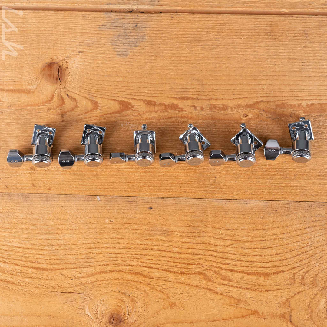 Graph Tech Ratio Electric Locking Machine Heads 6-In-Line Contemporary Mini