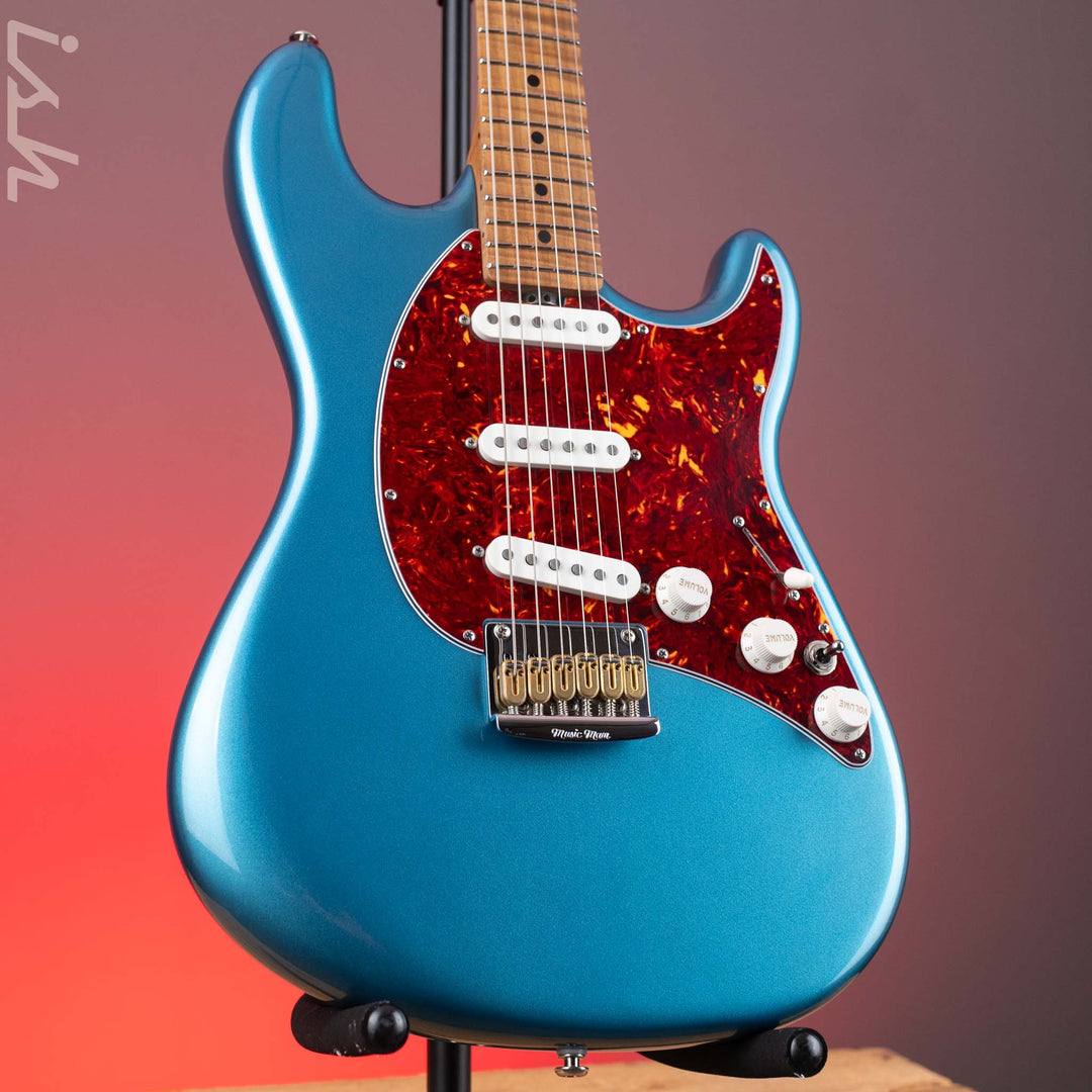2021 Ernie Ball Music Man Hunter Hayes Cutlass SSS Toluca Lake Blue