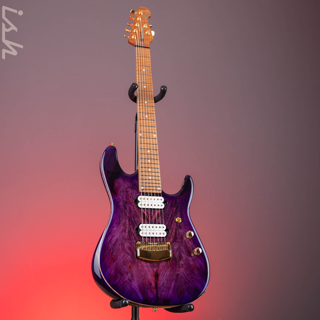 2022 Ernie Ball Music Man Jason Richardson 7-String Majora Purple