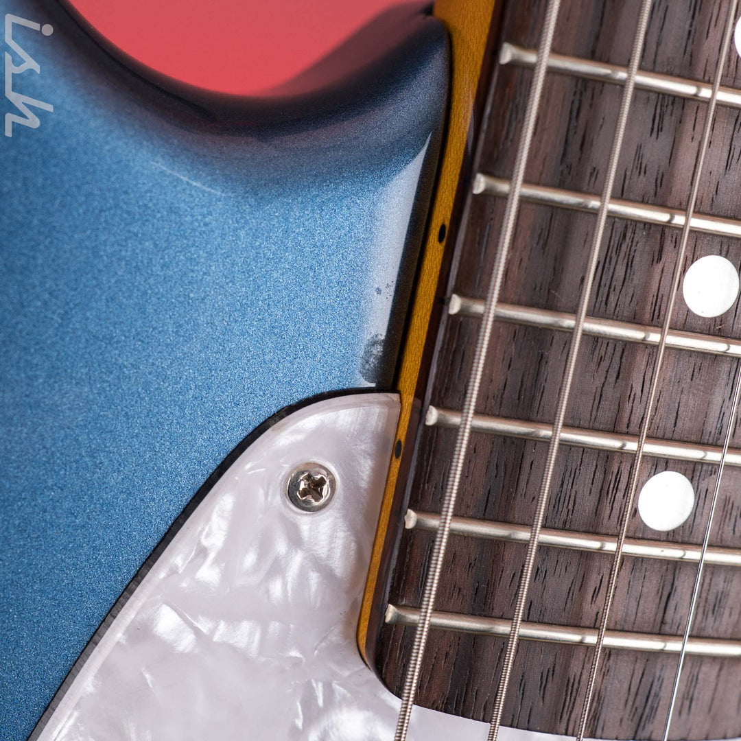 1994 Fender MG-69 MIJ Mustang Blue