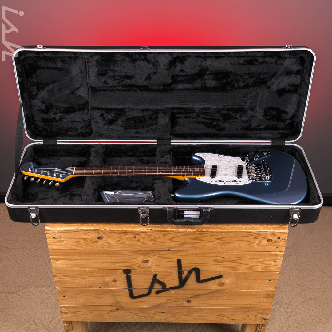 1994 Fender MG-69 MIJ Mustang Blue