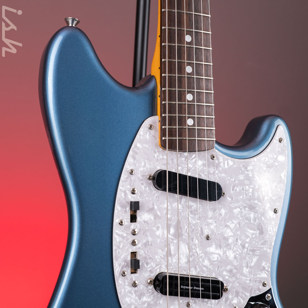 1994 Fender MG-69 MIJ Mustang Blue – Ish Guitars