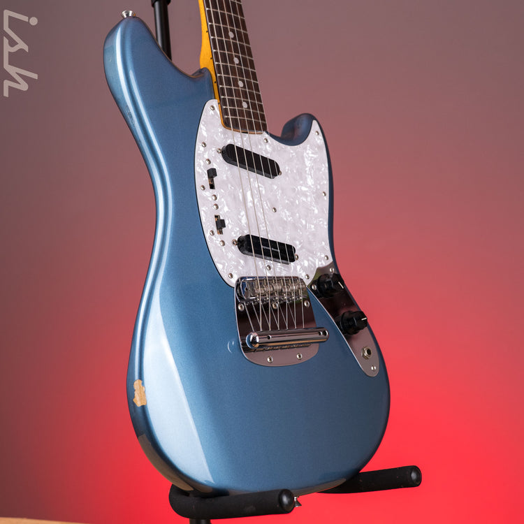 1994 Fender MG-69 MIJ Mustang Blue – Ish Guitars