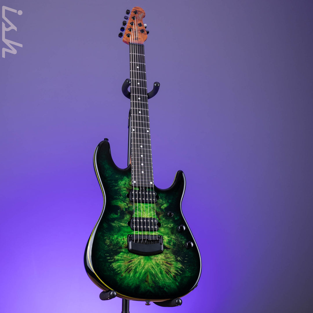 Ernie Ball Music Man Jason Richardson Cutlass HT 7-String Guitar Kokiri Forest Burl Top