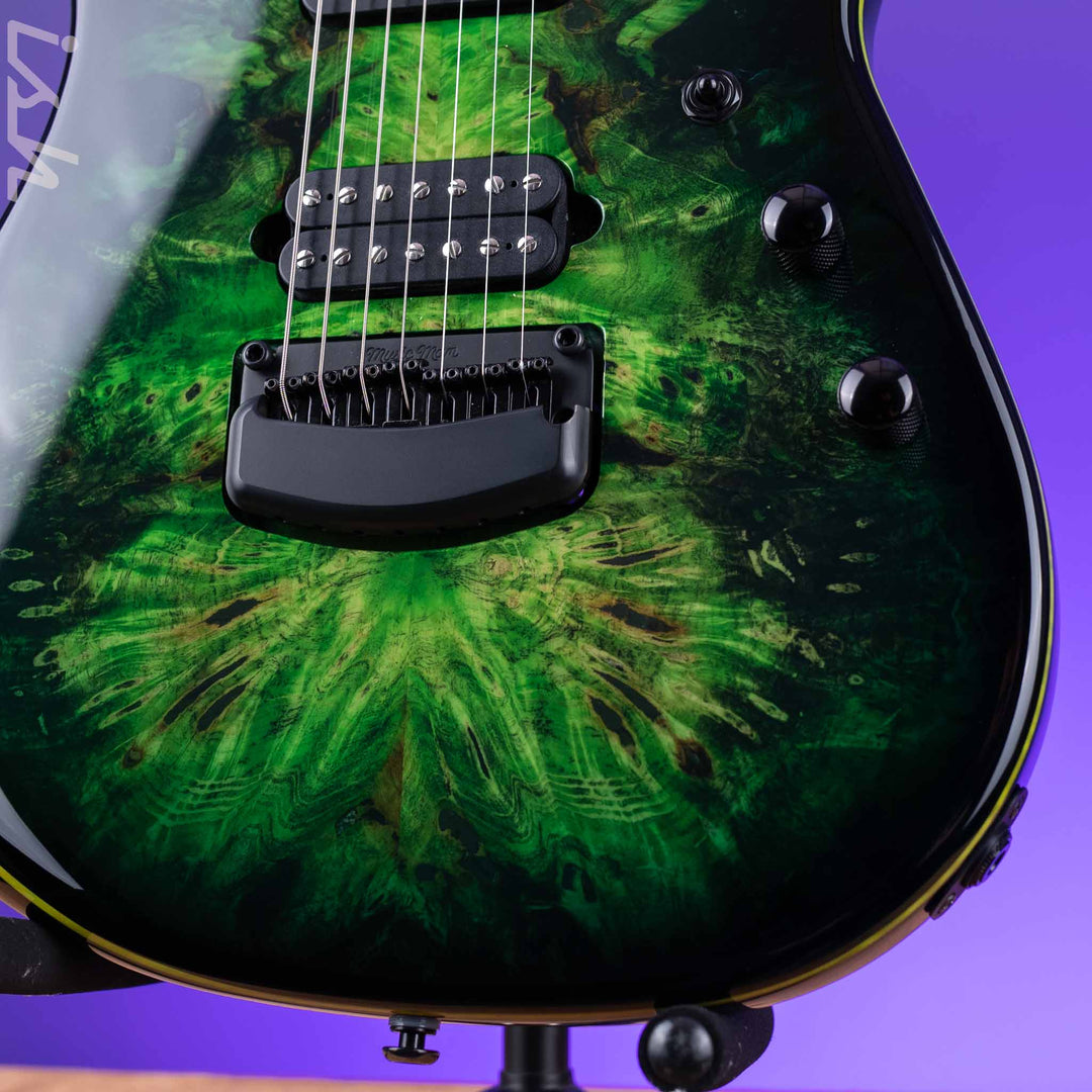 Ernie Ball Music Man Jason Richardson Cutlass HT 7-String Guitar Kokiri Forest Burl Top