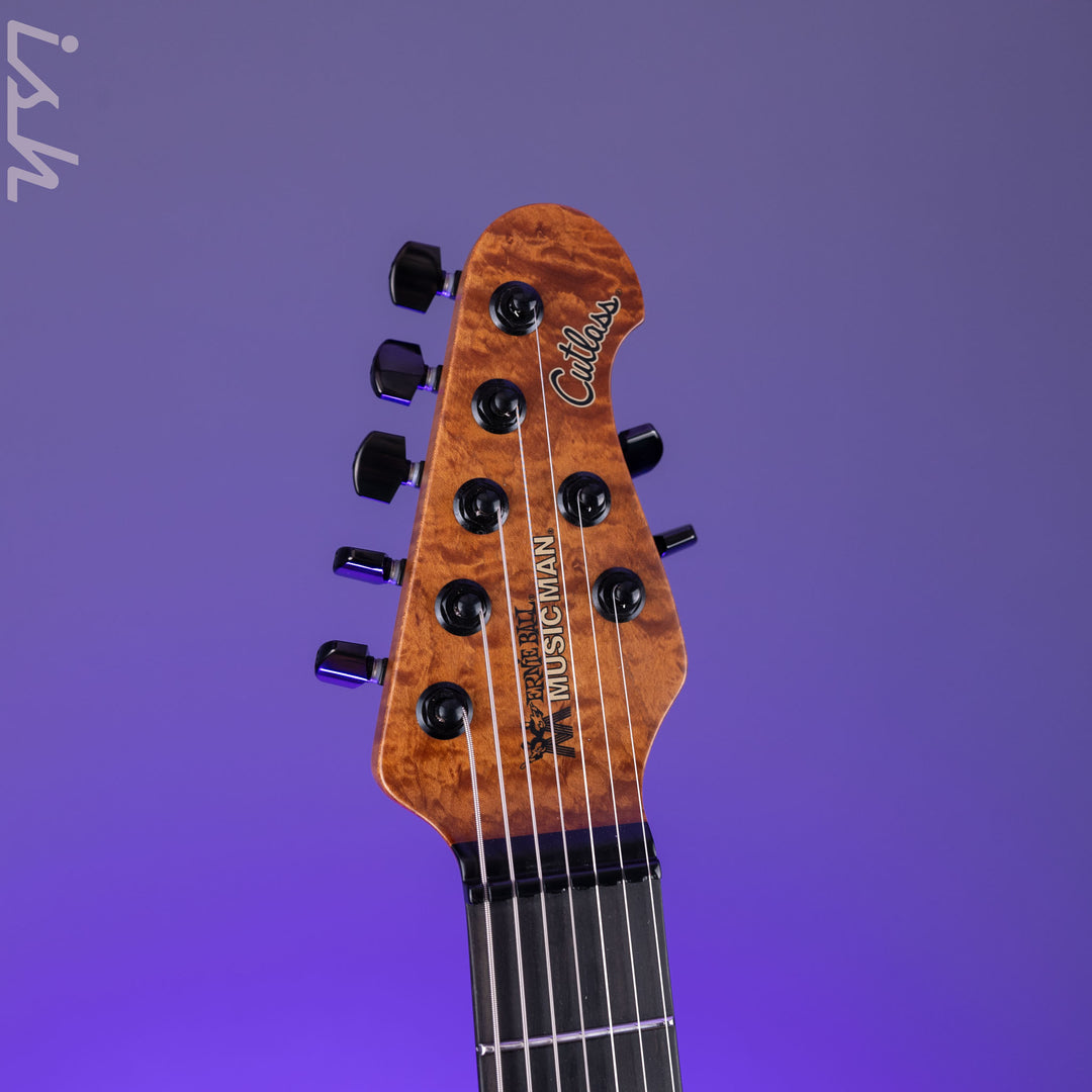 Ernie Ball Music Man Jason Richardson Cutlass HT 7-String Guitar Kokiri Forest Burl Top