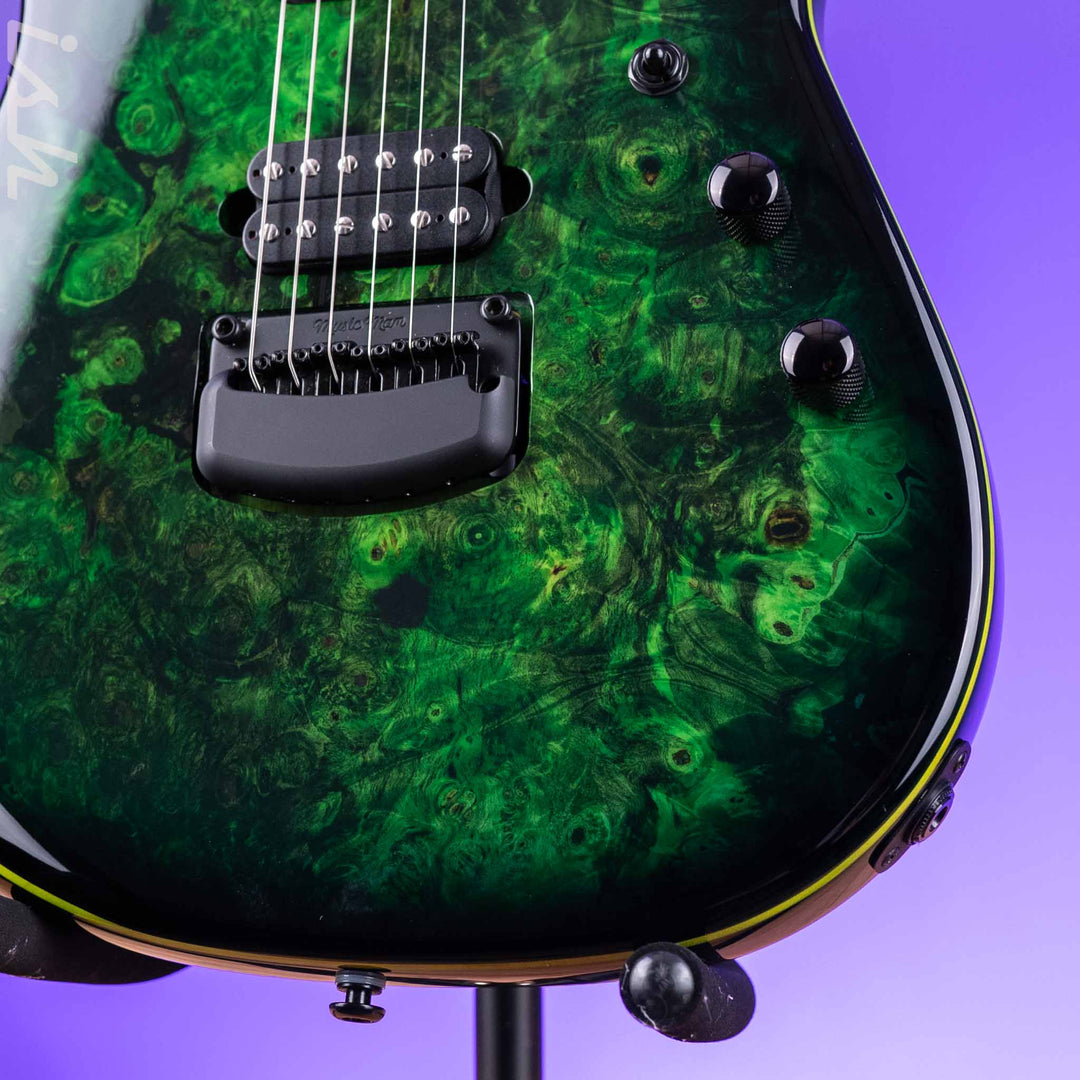 Ernie Ball Music Man Jason Richardson Cutlass HT 6-String Guitar Kokiri Forest Burl Top