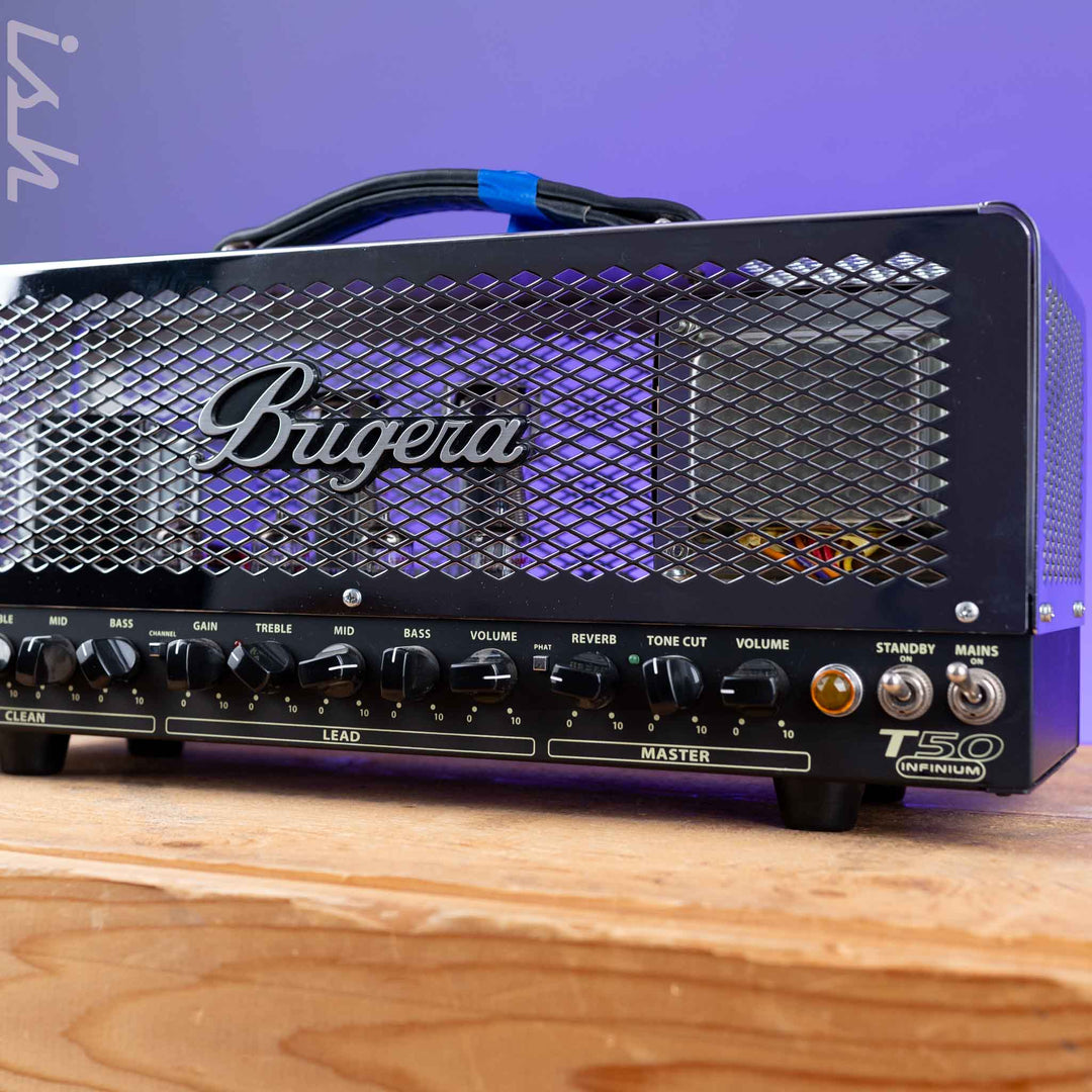 Bugera T50 Infinium 50-watt 2-channel Tube Head Chrome